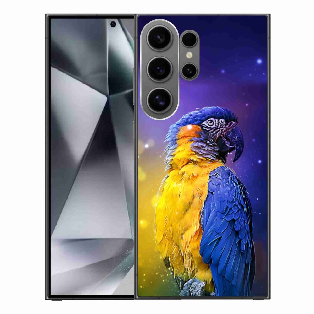 Gelový obal mmCase na Samsung Galaxy S24 Ultra - papoušek ara 1