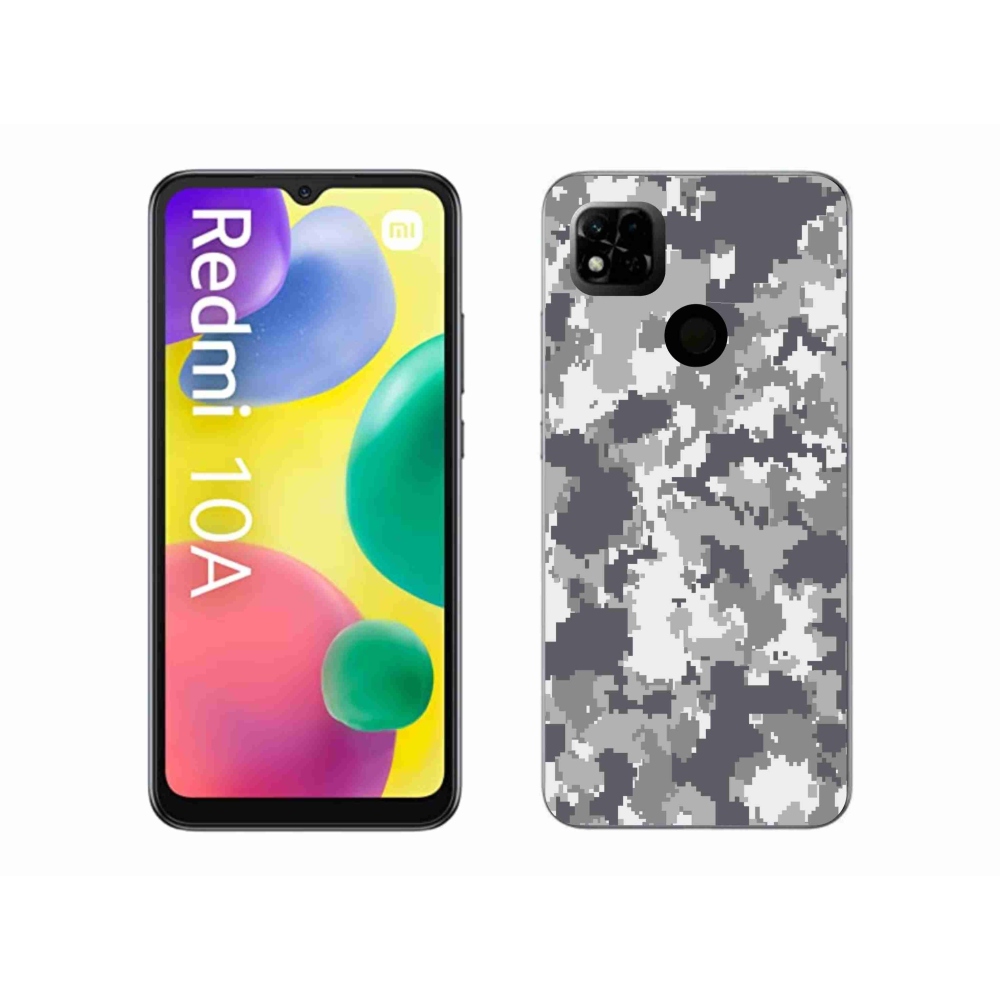Gelový kryt mmCase na Xiaomi Redmi 10A - maskáčový vzor 2