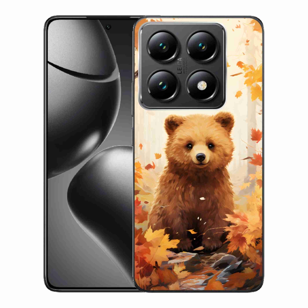 Gelový kryt mmCase na Xiaomi 14T Pro - medvěd v lese