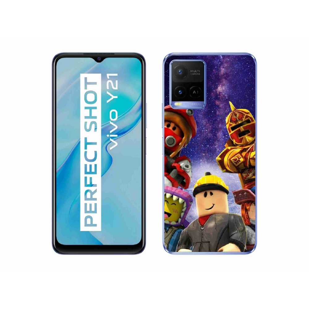 Gelový kryt mmCase na Vivo Y21/Y21s/Y33s - roblox 3