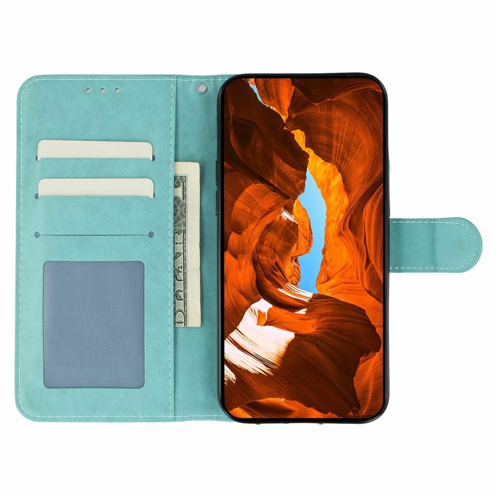 Clots knížkové pouzdro na Xiaomi Redmi 15 5G - modrozelené