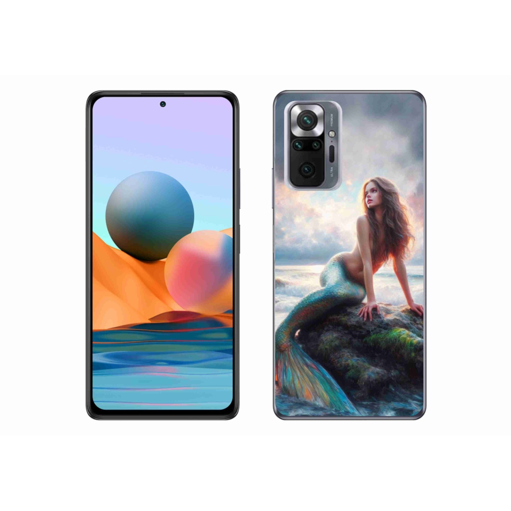 Gelový kryt mmCase na Xiaomi Redmi Note 10 Pro - mořská panna