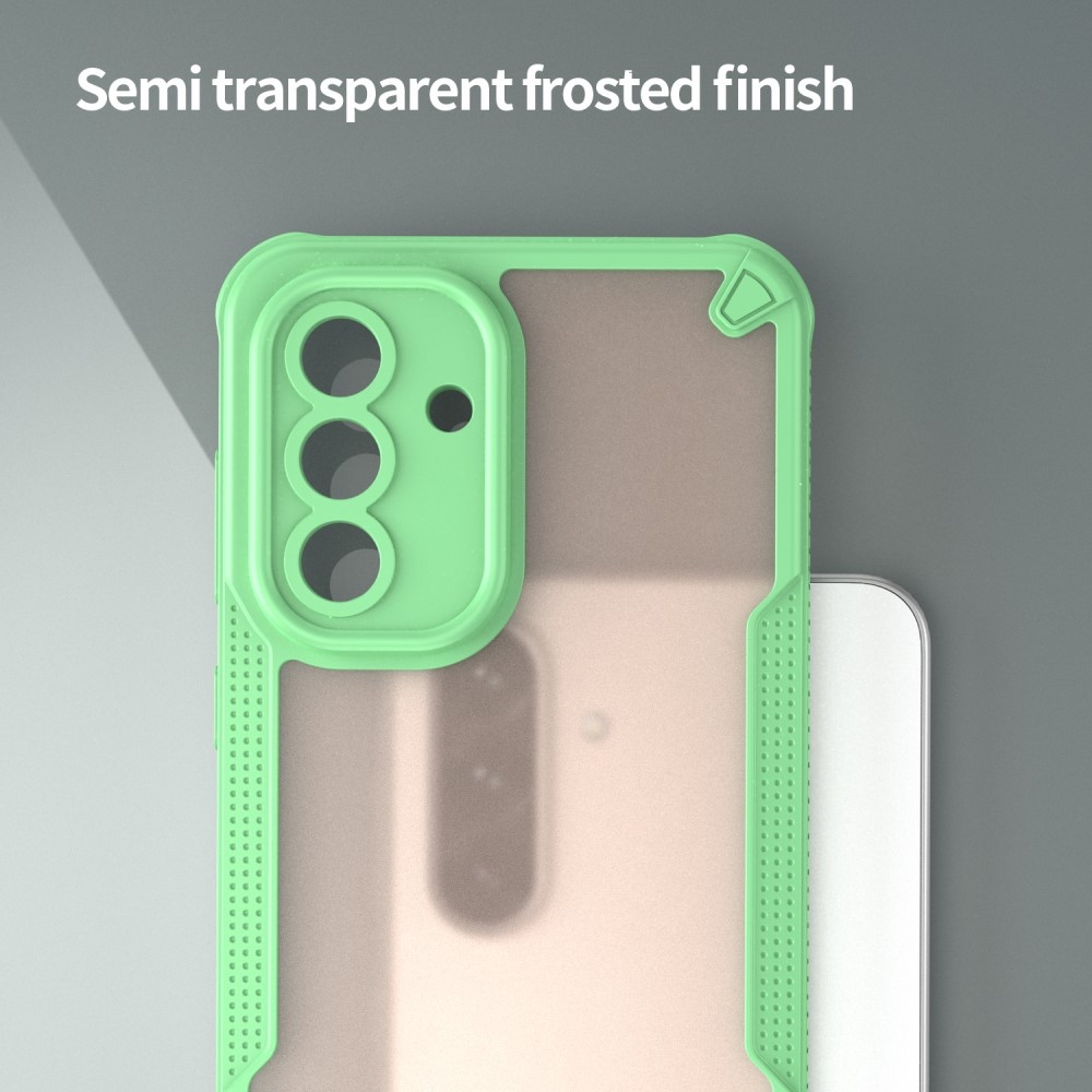 Frosted odolný kryt na Samsung Galaxy A56 5G - zelený