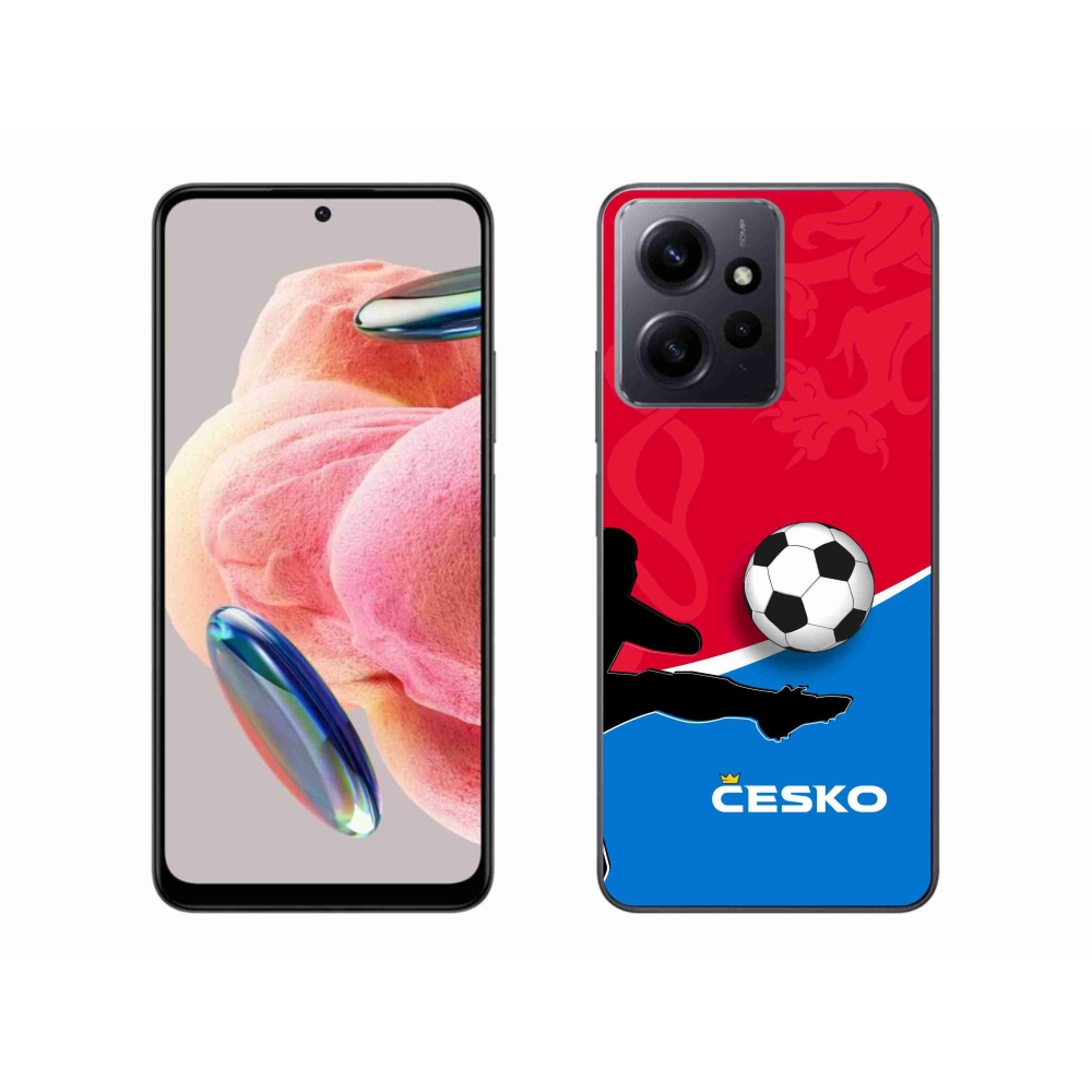 Gelový kryt mmCase na Xiaomi Redmi Note 12 4G - fotbal Česko 2