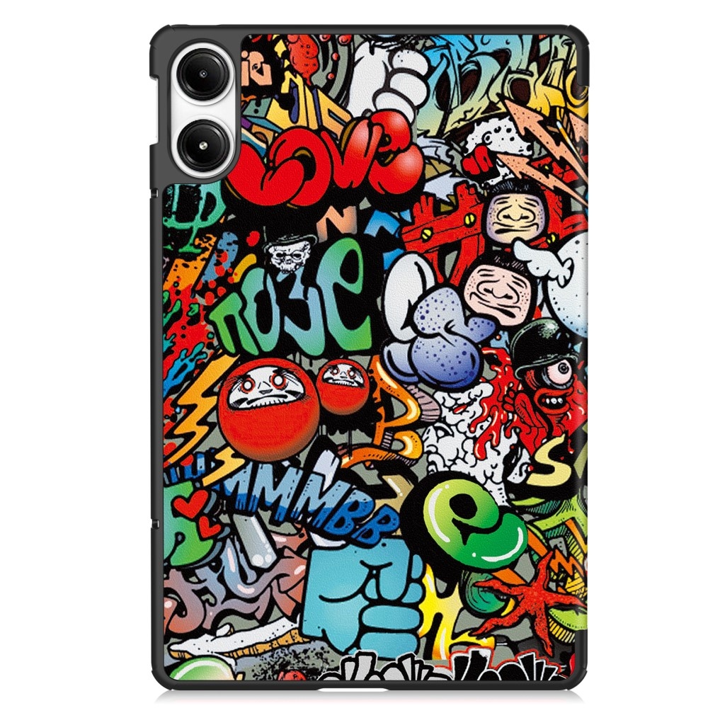 Patte chytré zavírací pouzdro na tablet Xiaomi Redmi Pad Pro 4G/5G - graffiti