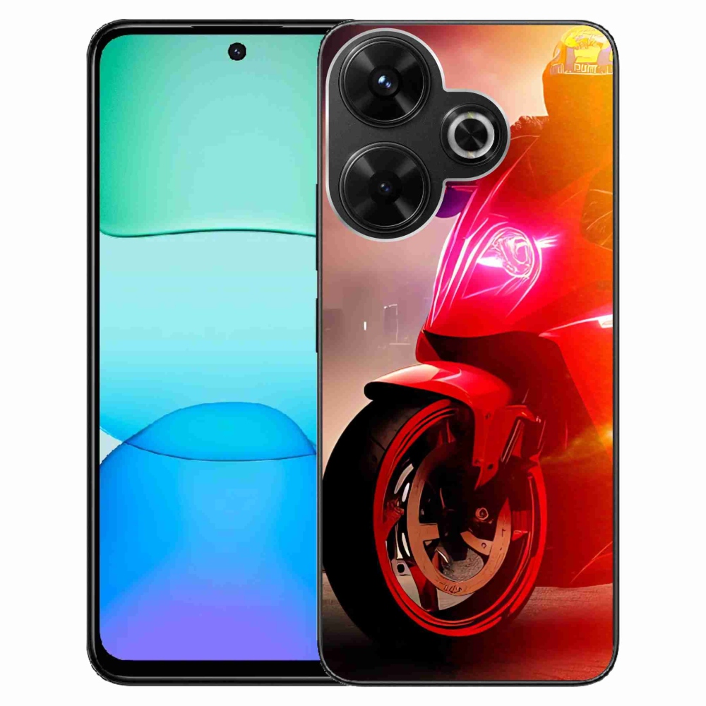 Gelový kryt mmCase na Xiaomi Redmi 13 4G/Poco M6 4G - motorka