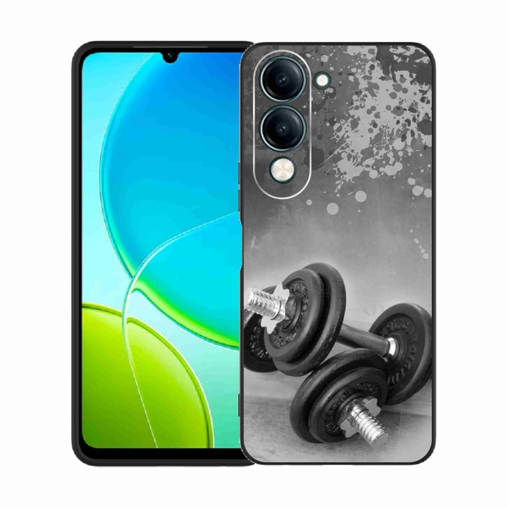 Gelový kryt mmCase na Vivo Y29s 5G - činky 1