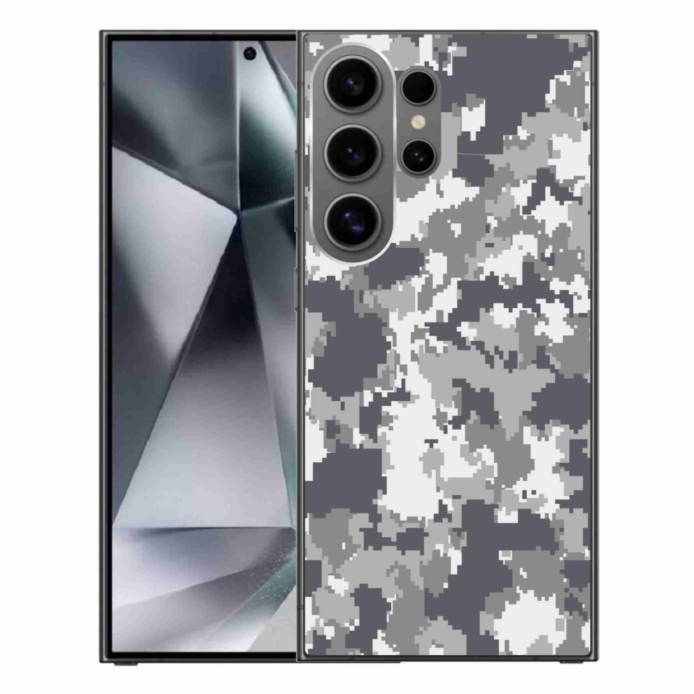 Gelový kryt mmCase na Samsung Galaxy S24 Ultra - maskáčový vzor 2