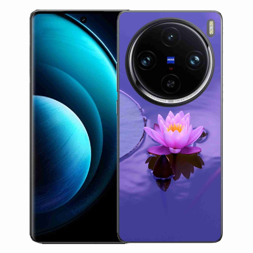 Gelový obal mmCase na Vivo X100 Pro 5G - květ na hladině