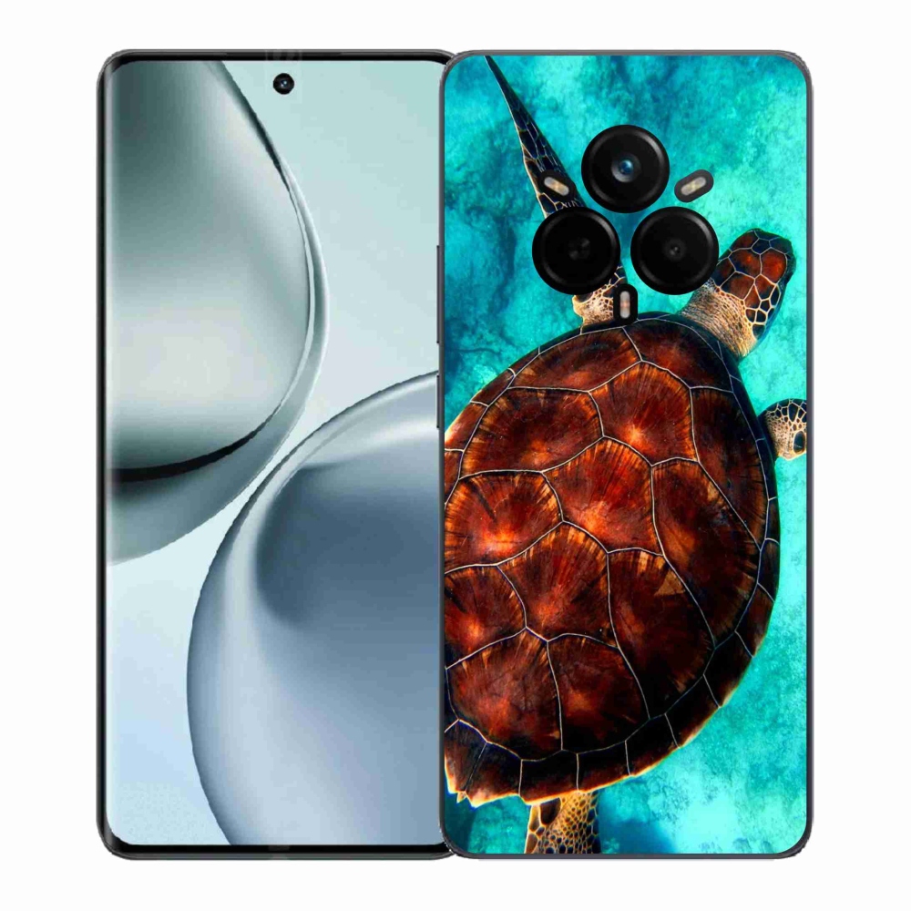 Gelový kryt mmCase na Realme 14 Pro+ 5G - želva