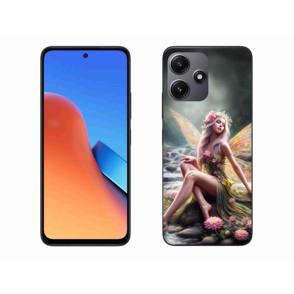 Gelový kryt mmCase na Xiaomi Redmi 12 5G - motýlí žena 1