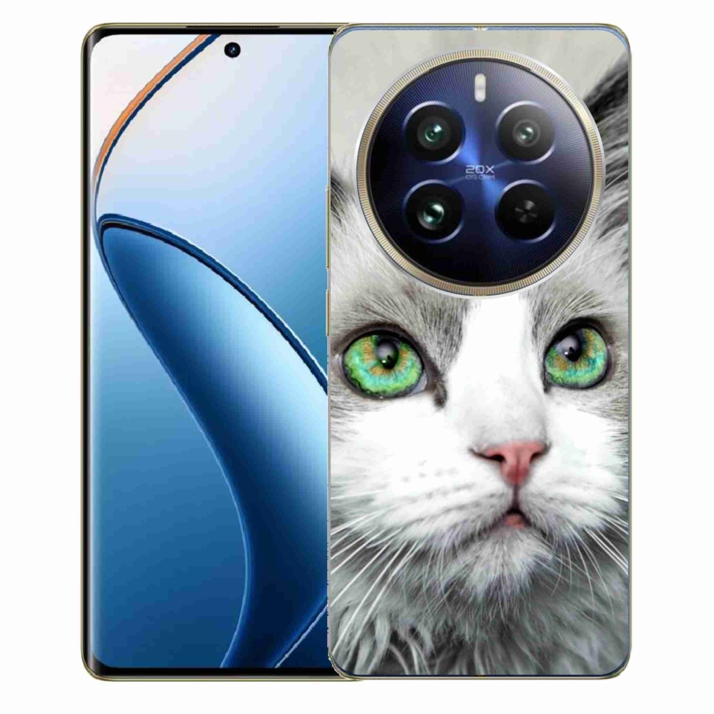 Gelový kryt mmCase na Realme 12 Pro 5G/12 Pro+ 5G - kočičí pohled