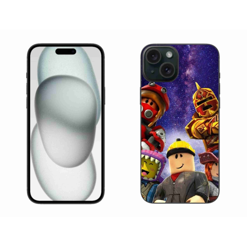 Gelový kryt mmCase na iPhone 15 Plus - roblox 3