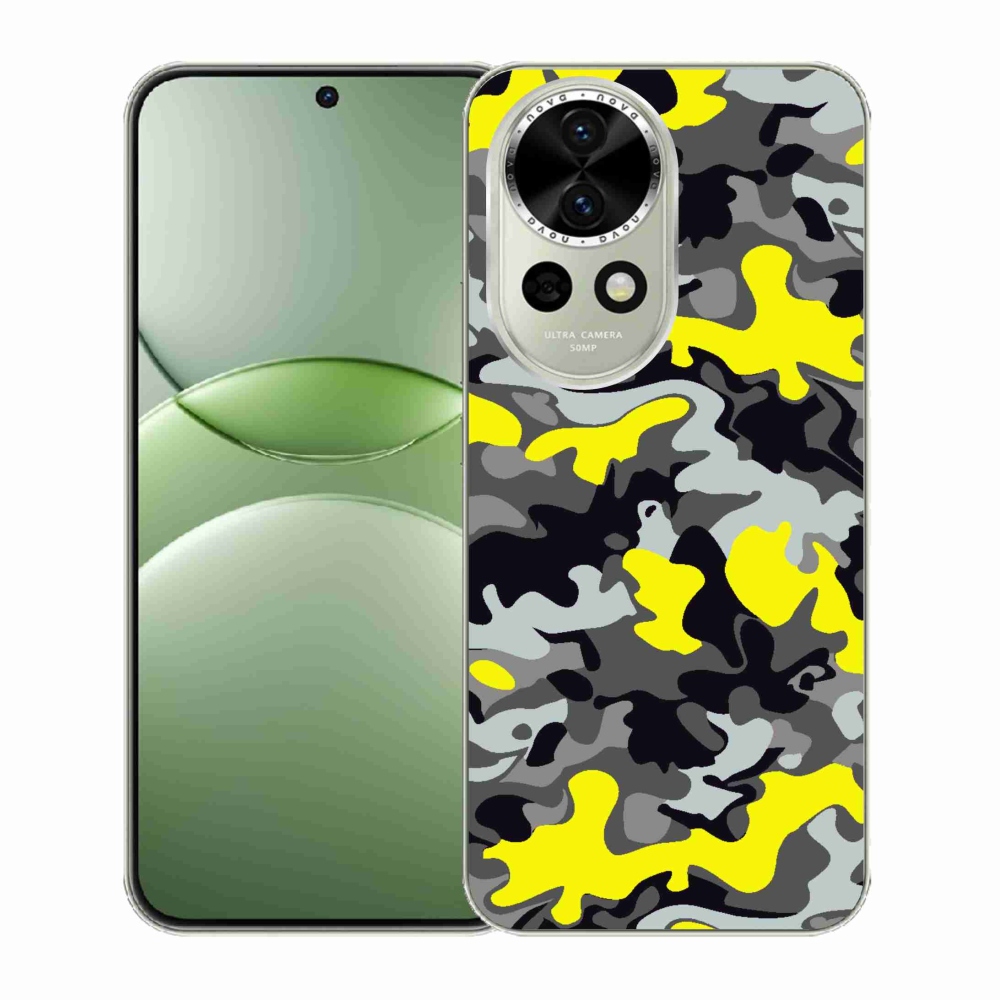 Gelový kryt mmCase na Huawei Nova 13 5G - maskáčový vzor 6