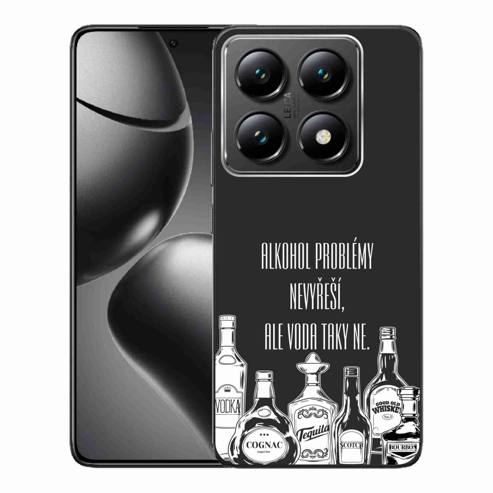 Gelový kryt mmCase na Xiaomi 14T Pro - vtipný text černé pozadí