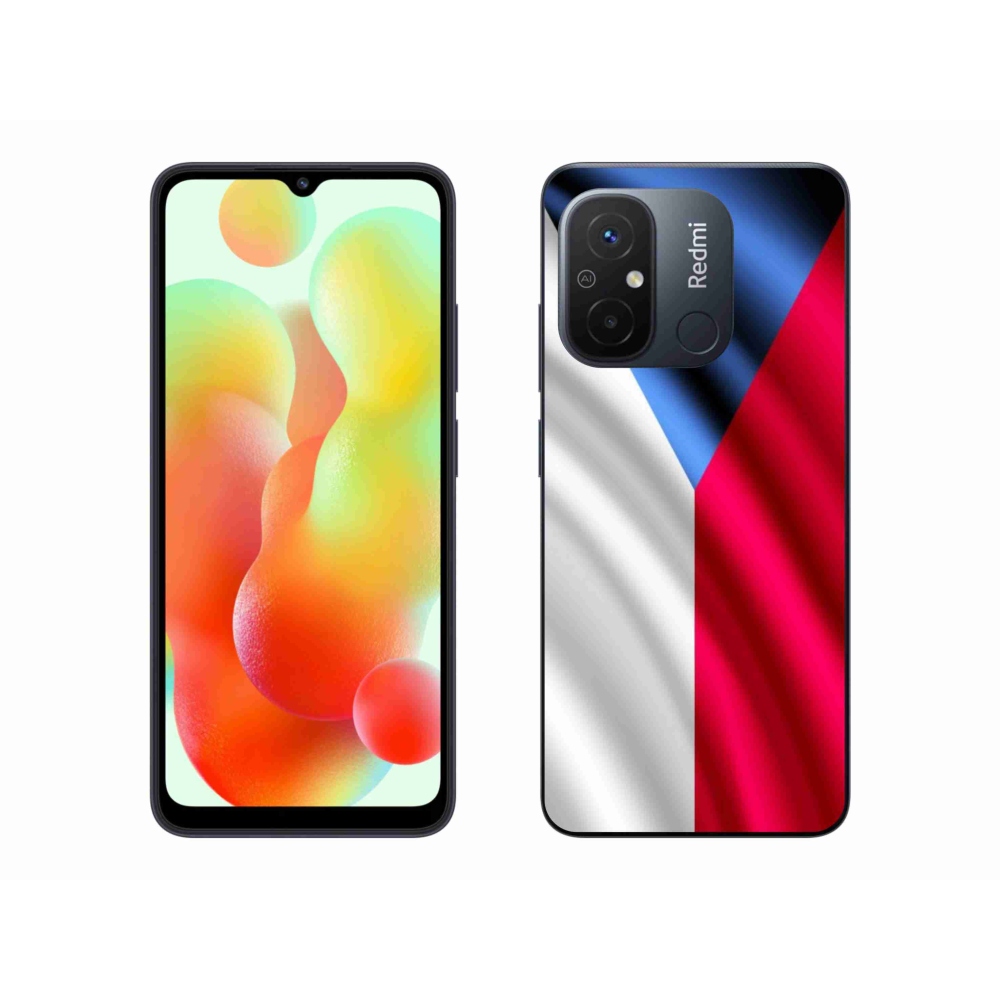 Gelový kryt mmCase na mobil Xiaomi Redmi 12C - česká vlajka