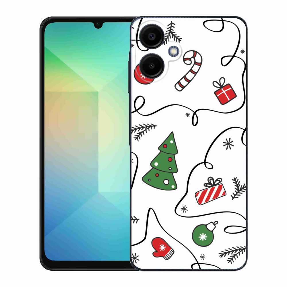 Gelový kryt mmCase na Samsung Galaxy A06 4G - vánoční motivy