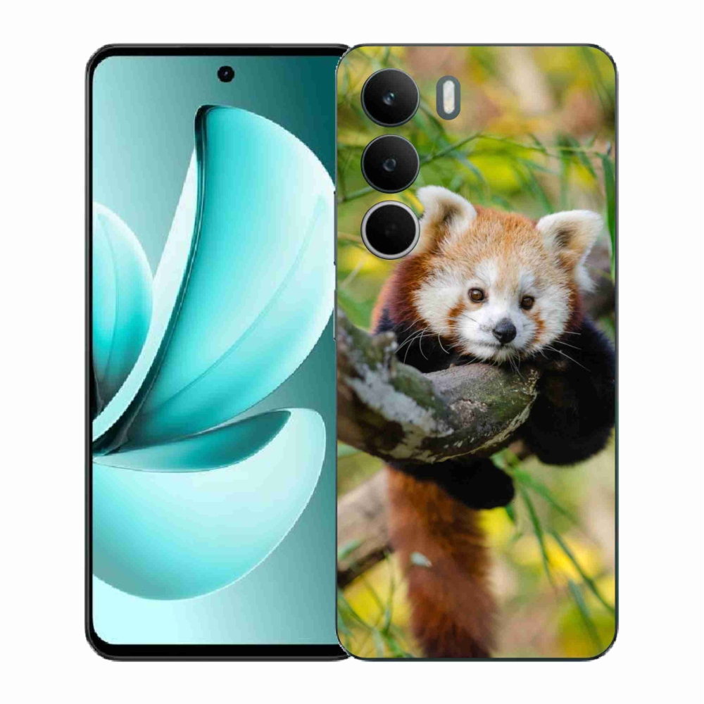 Gelový kryt mmCase na Realme C71 - panda červená
