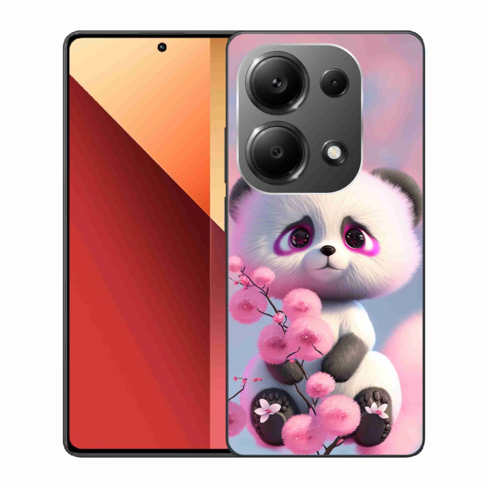 Gelový kryt mmCase na Xiaomi Redmi Note 13 Pro 4G/Poco M6 Pro - roztomilá panda 1