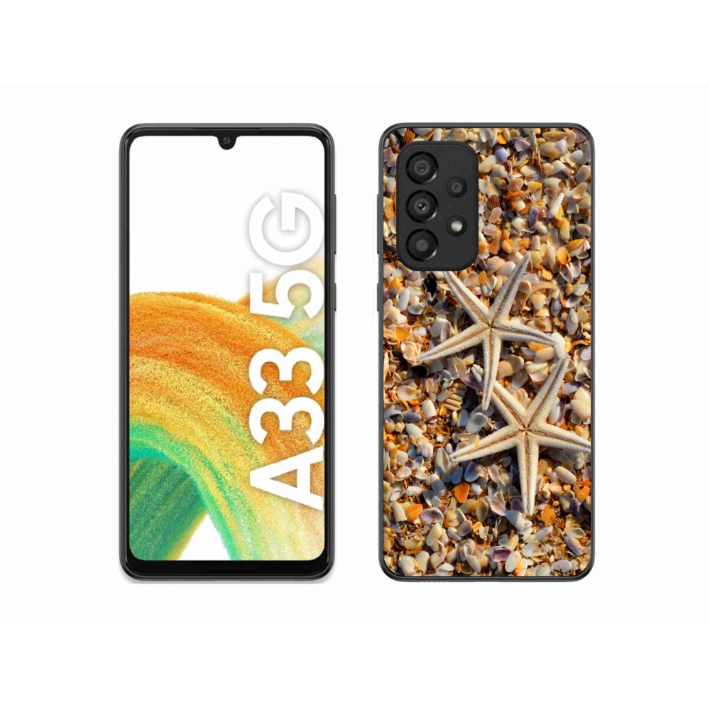 Gelový kryt mmCase na Samsung Galaxy A33 5G - mořské hvězdice