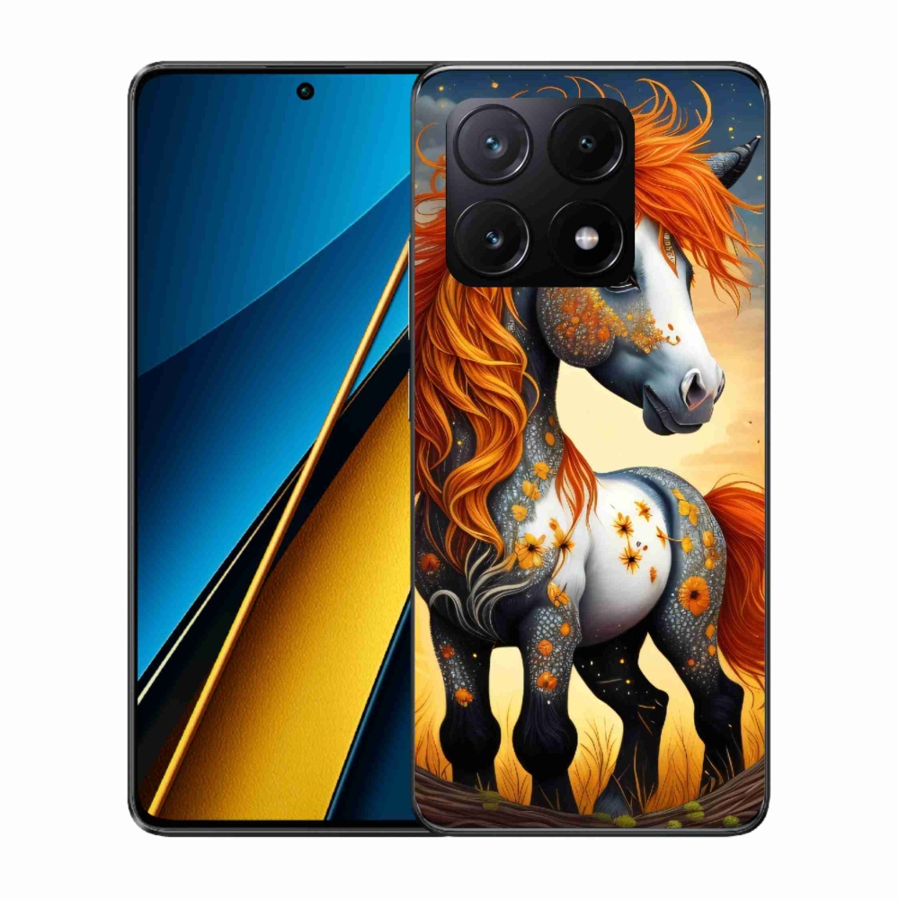 Gelový kryt mmCase na Xiaomi Poco X6 Pro 5G - barevný poník