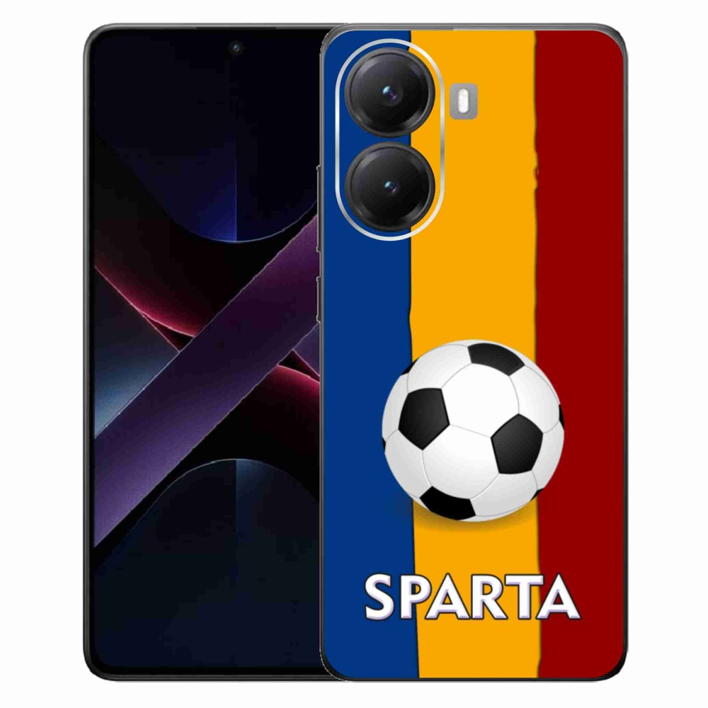 Gelový kryt mmCase na Xiaomi Poco X7 Pro 5G - fotbal 1