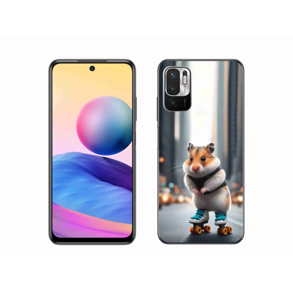 Gelový kryt mmCase na Xiaomi Poco M3 Pro/5G - křeček na bruslích