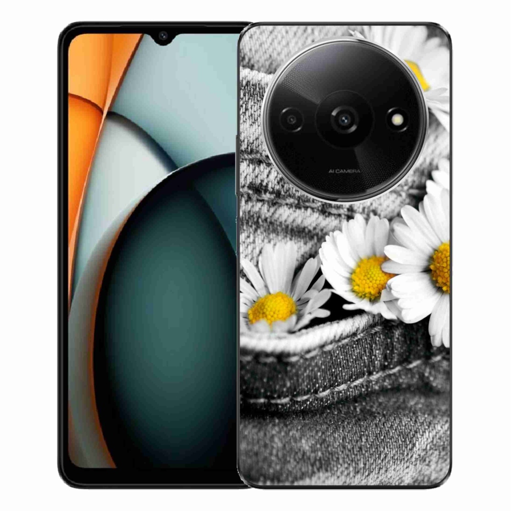 Gelový obal mmCase na Xiaomi Redmi A3 - kopretiny