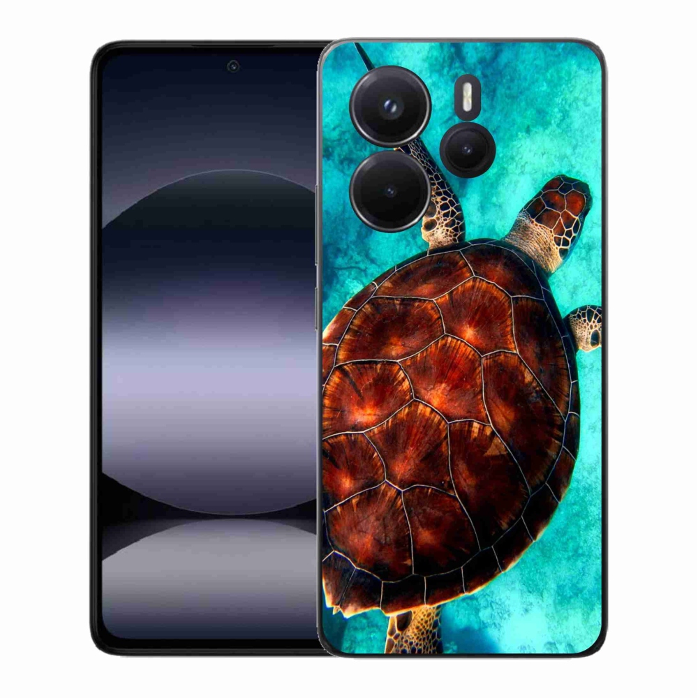Gelový kryt mmCase na Xiaomi Redmi Note 14 - želva