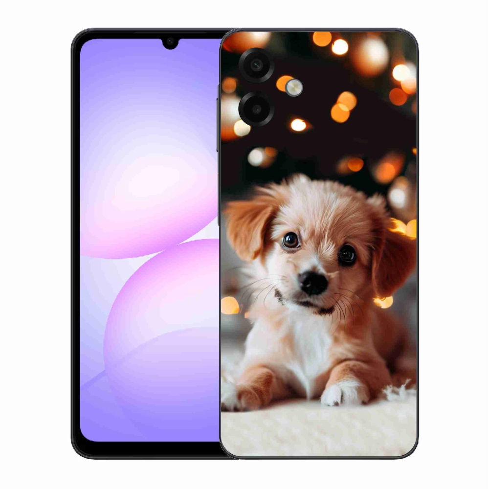 Gelový kryt mmCase na Samsung Galaxy A07 4G - štěňátko