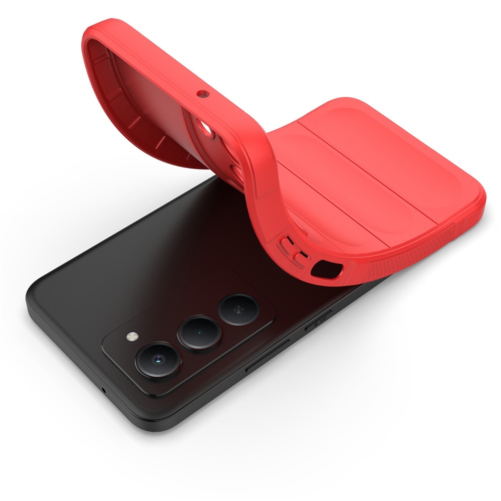 Rugg odolný gelový obal na Xiaomi Redmi 15 4G (171mm) - červený