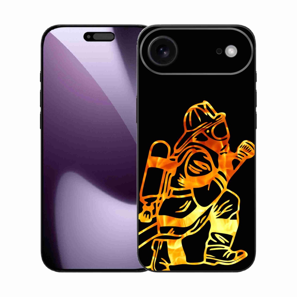 Gelový kryt mmCase na iPhone 17 Air - hasič 1