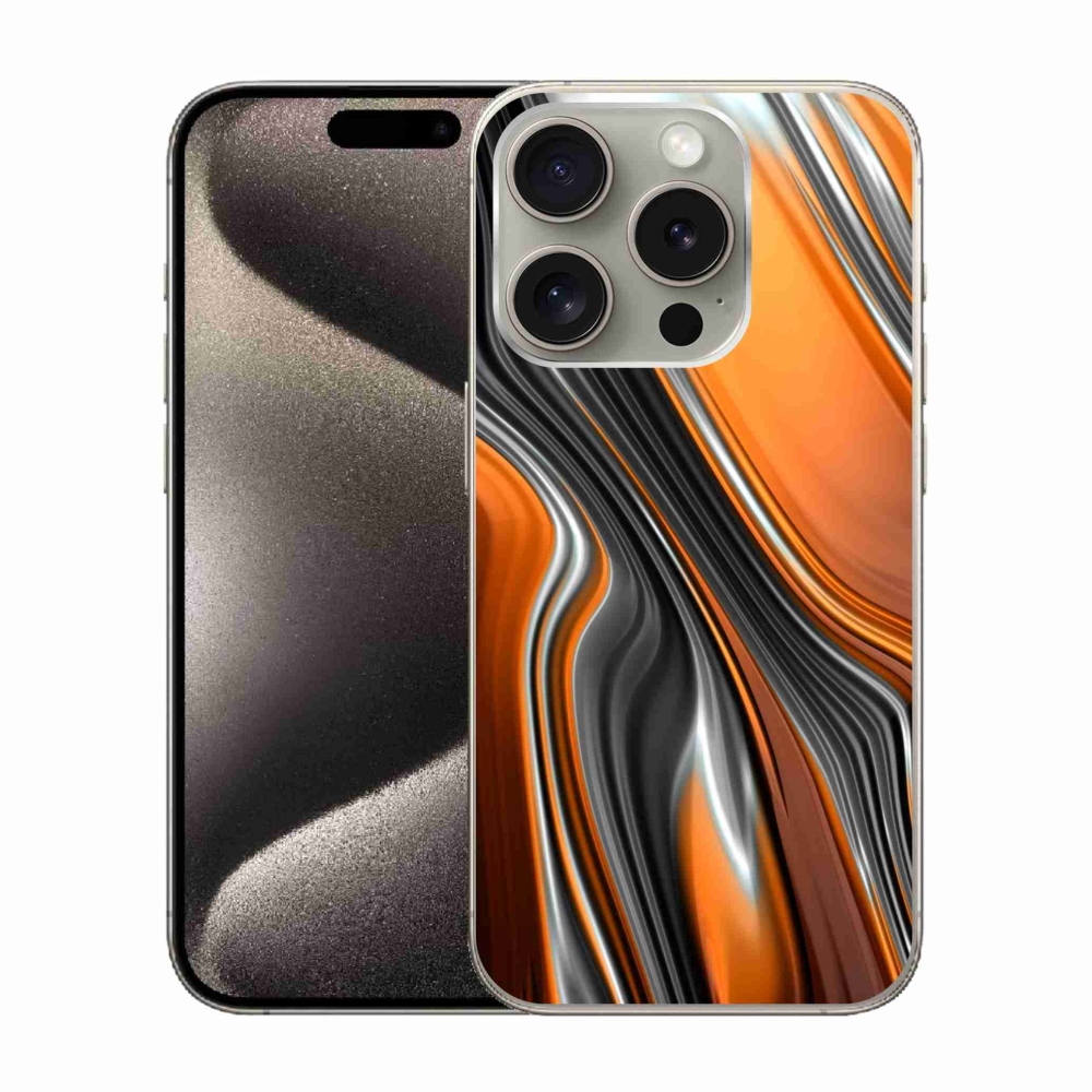 Gelový kryt mmCase na iPhone 15 Pro - abstrakt 3