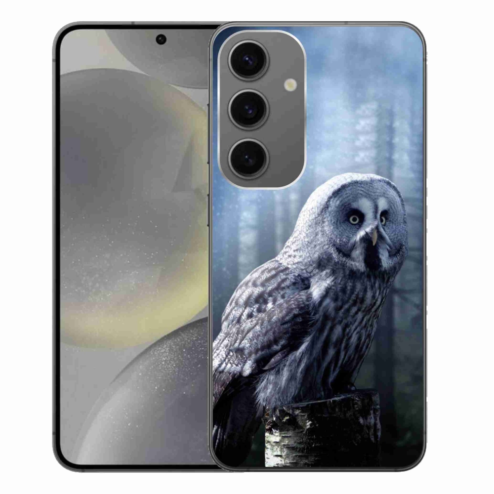 Gelový kryt mmCase na Samsung Galaxy S24+ - sova