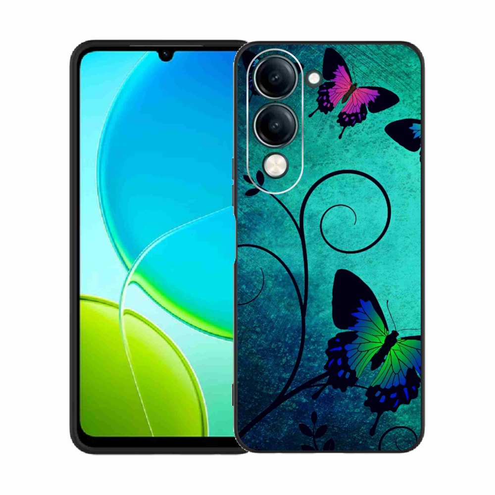Gelový kryt mmCase na Vivo Y29s 5G - barevní motýli