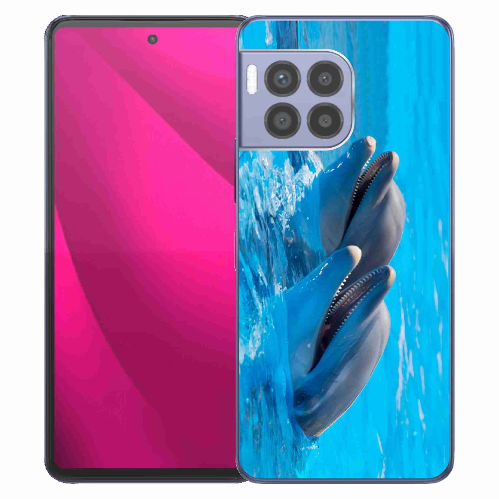 Gelový kryt mmCase na T-Mobile T Phone 2 Pro - delfíni