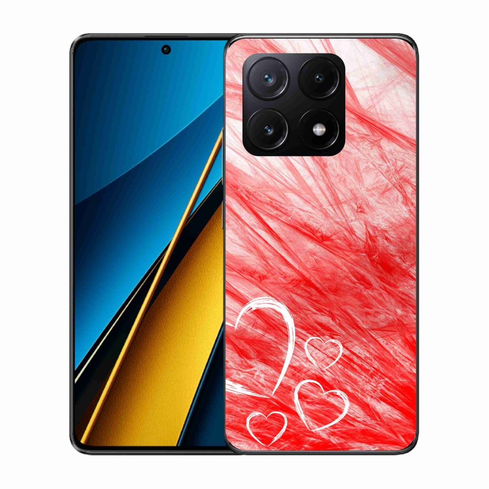 Gelový kryt mmCase na Xiaomi Poco X6 Pro 5G - heart