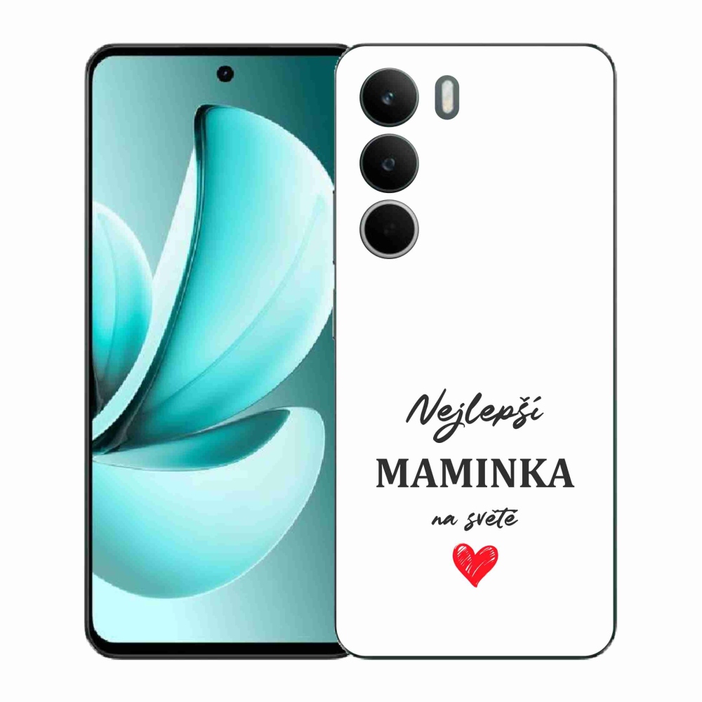 Gelový kryt mmCase na Realme C71 - nejlepší maminka 1 bílé pozadí