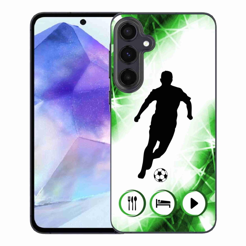 Gelový kryt mmCase na Samsung Galaxy A55 5G - fotbalista