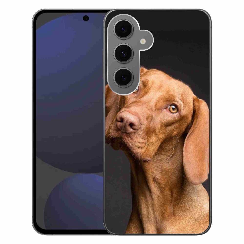 Gelový obal mmCase na Samsung Galaxy S24 FE - maďarský ohař