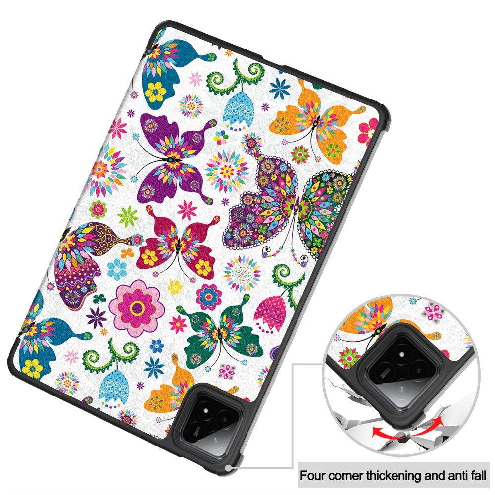Patty chytré polohovací pouzdro na tablet Xiaomi Pad 7/7 Pro - motýli