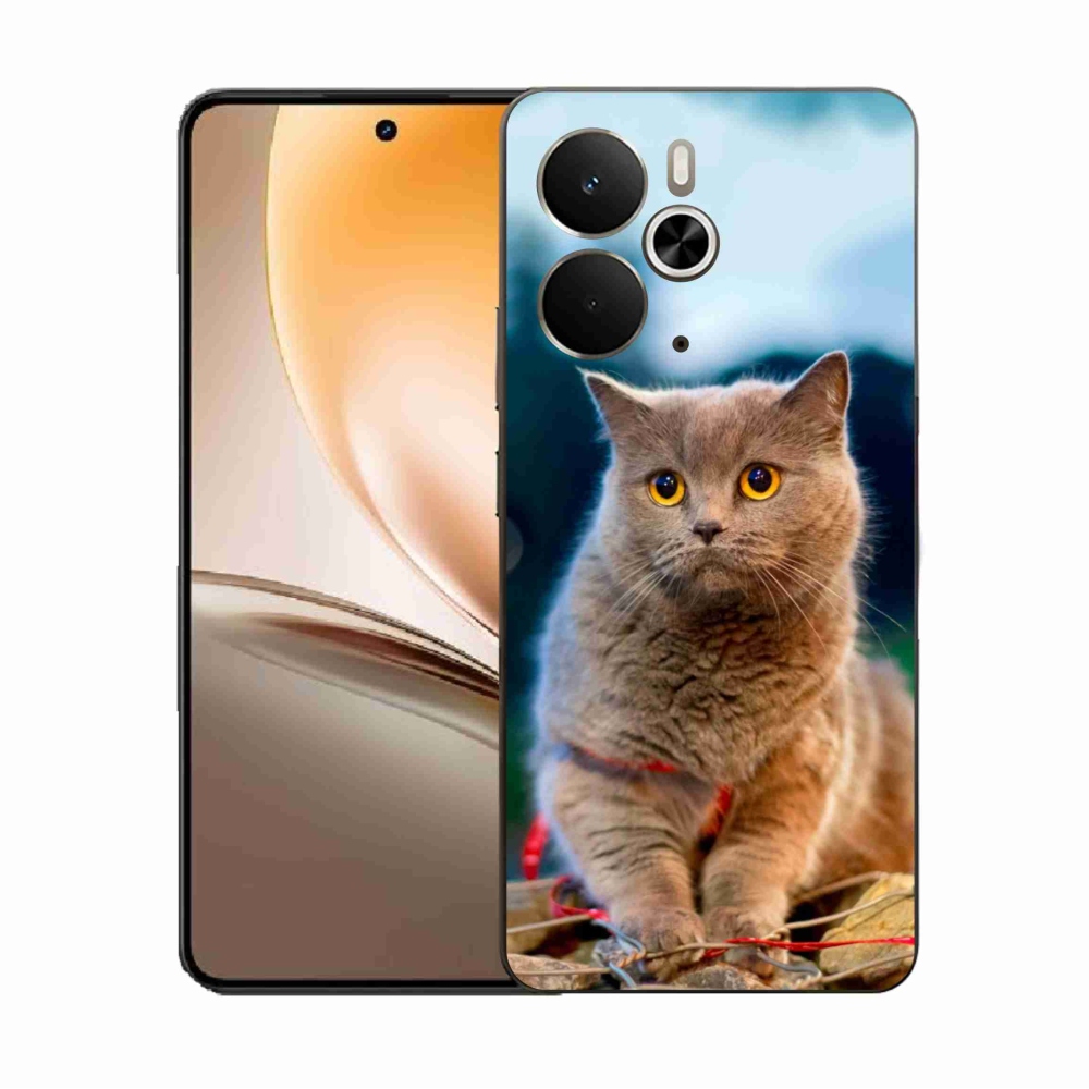 Gelový kryt mmCase na Realme 14 5G - britská modrá 2