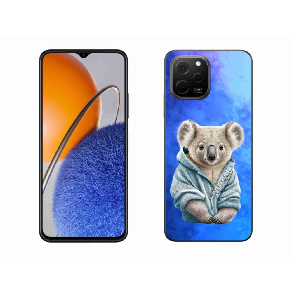 Gelový kryt mmCase na Huawei Nova Y61 - koala ve svetru