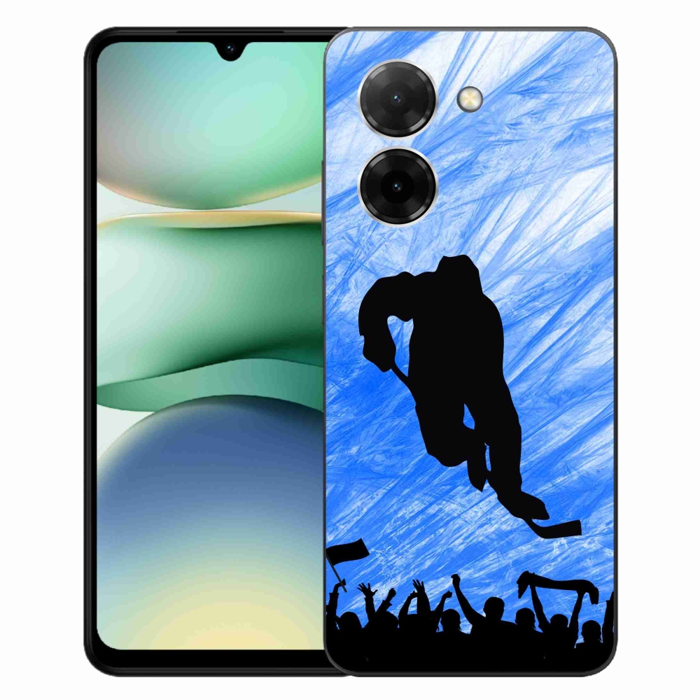 Gelový kryt mmCase na Xiaomi Redmi A5 (171.7x77.8x8.3mm) - hokejový hráč