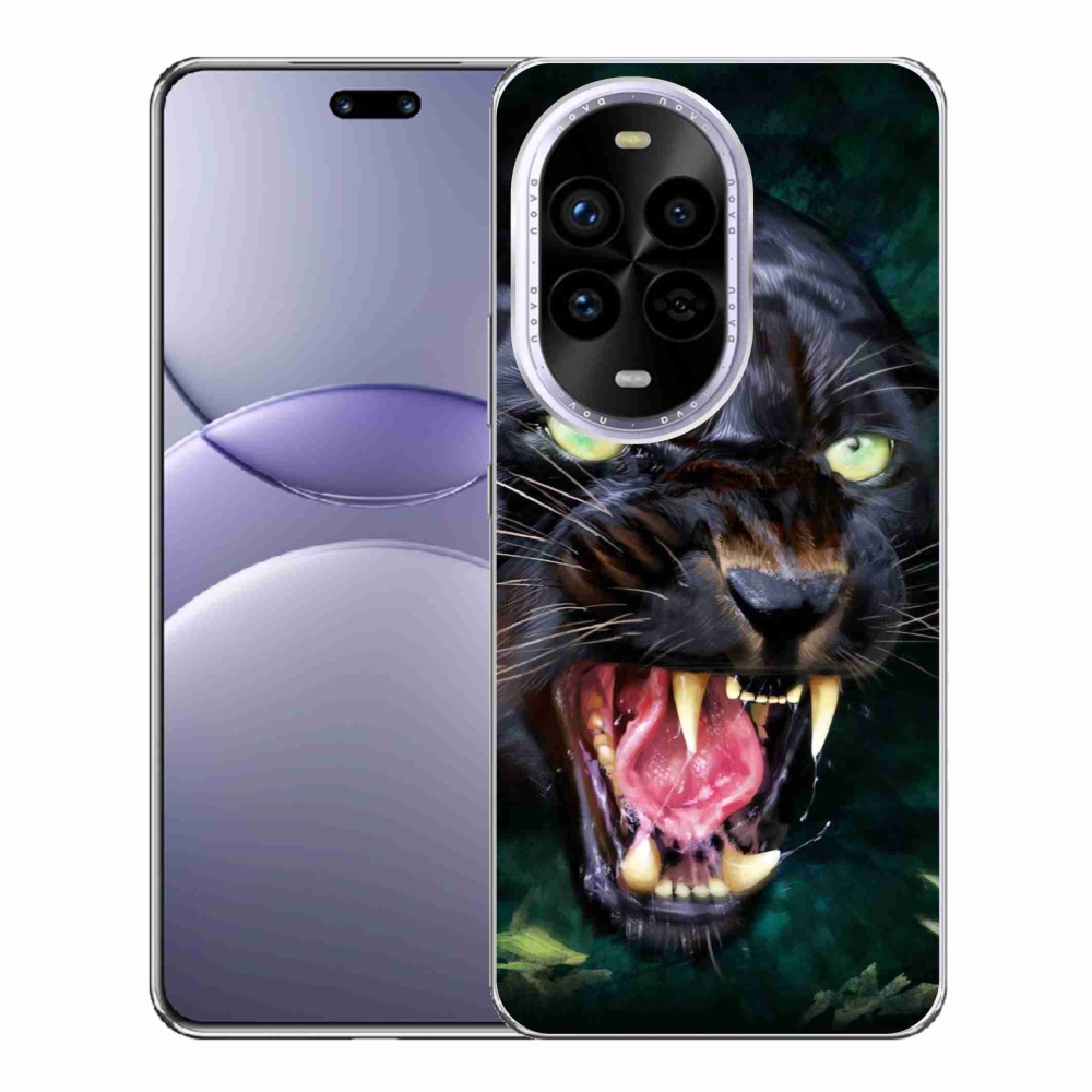 Gelový kryt mmCase na Huawei Nova 13 Pro 5G - rozzuřený černý panter