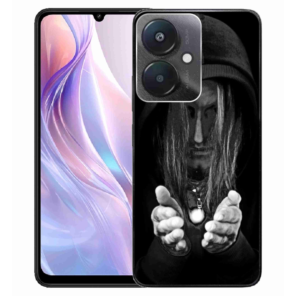 Gelový kryt mmCase na Xiaomi Redmi 13C 5G - tajemná osoba