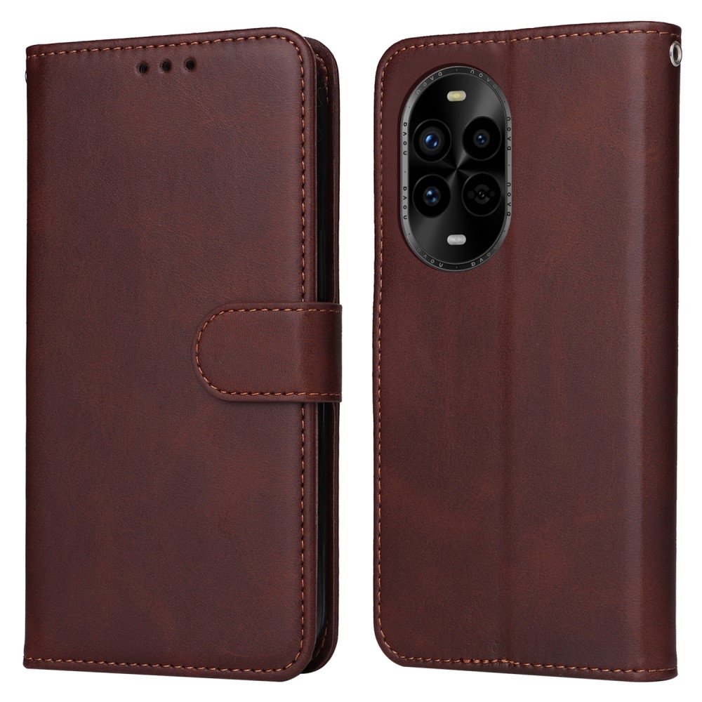 Clots knížkové pouzdro na Huawei Nova 13 Pro 5G - hnědé