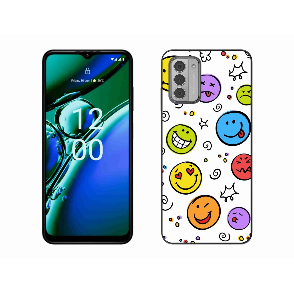 Gelový kryt mmCase na Nokia G42 - smajlíci