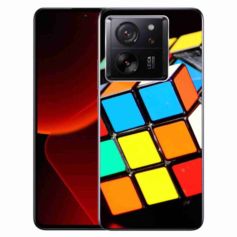 Gelový obal mmCase na Xiaomi 13T/13T Pro - rubikova kostka