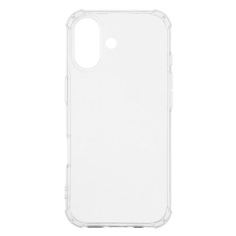 Průhledný gelový obal s vyztuženými rohy na iPhone 17